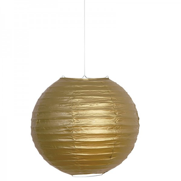 Lampion Laterne Partynight Gold 25cm
