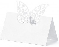Preview: 10 place cards with butterfly