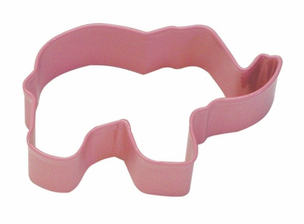 Roze olifant koekjes uitsteker 8,9 cm