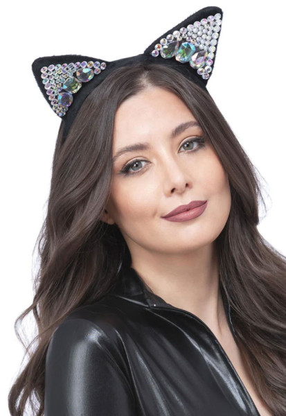 Glamor cat headband for women