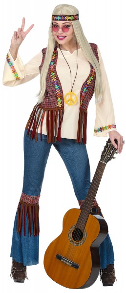 Hippie Lady Jessi kostuum voor dames