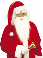 Weihnachtshut Party Hut Rasta Santa mit Haar Rastafari Wichtel Partyhut rot weiß 
