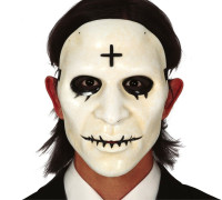 The crossed Halloween mask