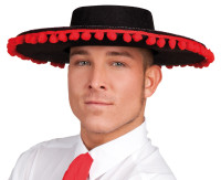 Męski kapelusz hiszpańskiej tancerki