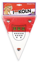 Preview: Cologne red and white pennant chain 10m