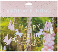 Preview: Princess to be birthday garland XXm