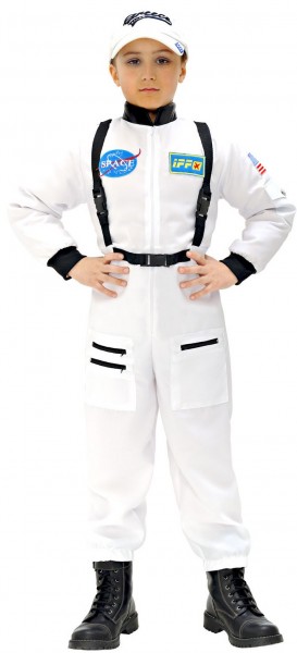 Astronaut kostuum voor kinderen in het wit