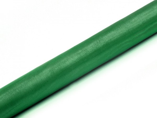 Tessuto in organza verde scuro 36cm