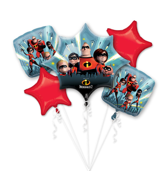 Folieballongset - The Incredibles 2