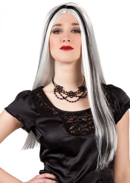 Aurora peruk svart och vit