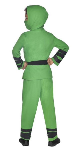 Disfraz de ninja en verde para niños