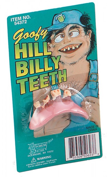 Goofy tandstubbe gammelzahn tandpræstation