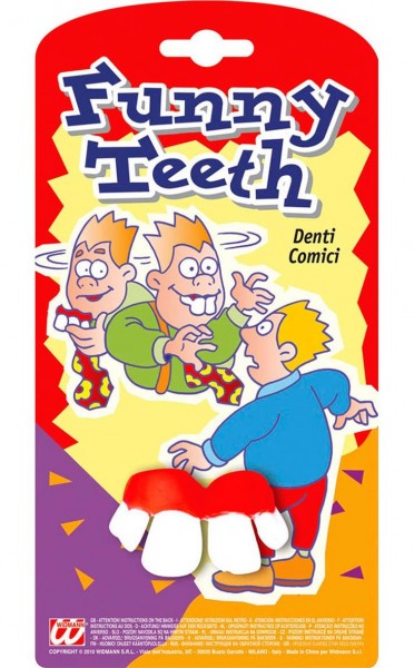Artículo de broma para muñecos de dientes torcidos