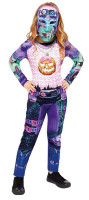 Halloween gamer flicka barn kostym