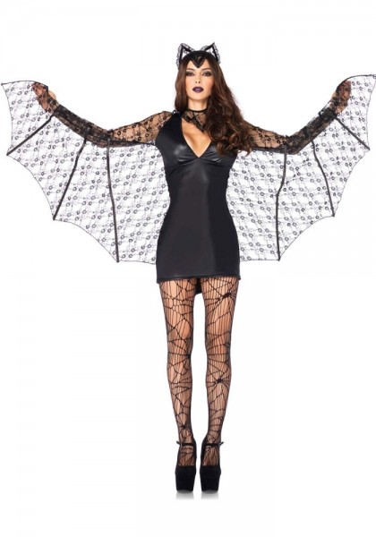 Disfraz de murciélago Andras para mujer