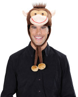 Förhandsgranskning: Monkey Hat Med Långa Bobbles