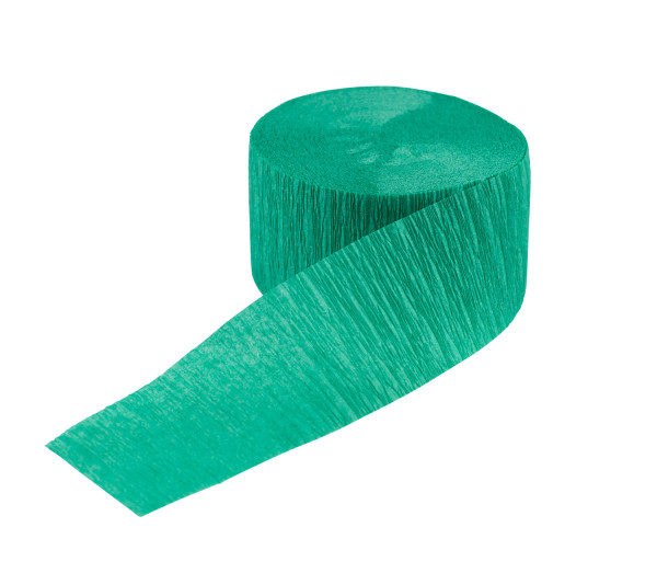 Rouleau de papier crépon vert sapin 24m
