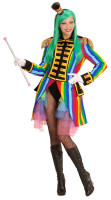 Zirkus Direktorin Regenbogen Frack Damen Kostüm