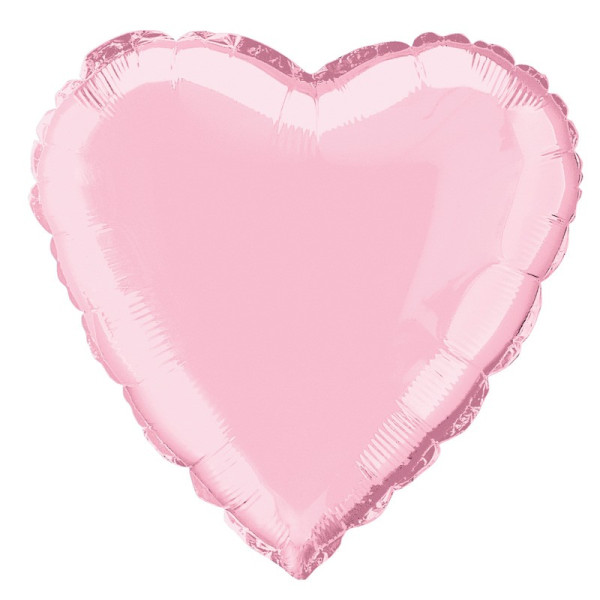 Hjärtaballong True Love rosa