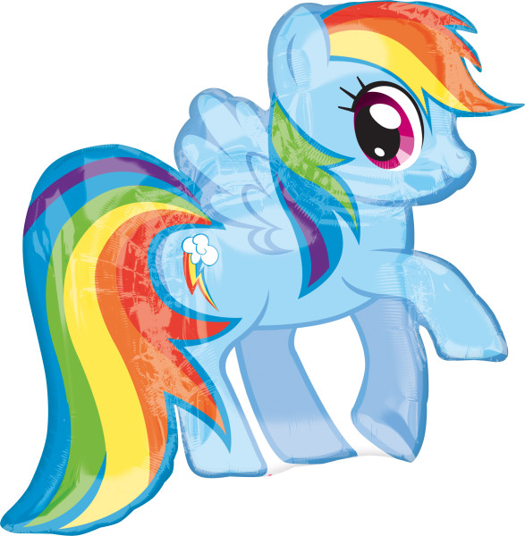 Globo de aluminio My Little Pony Rainbow Dash