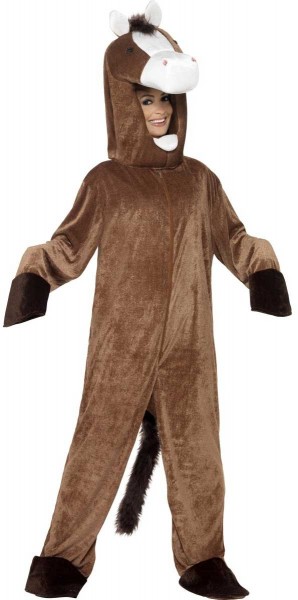 Classic brown horse overall 4