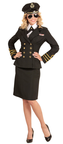Kapten Nina Navy Damkostym