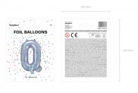 Aperçu: Ballon aluminium Q holographique 35cm