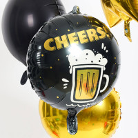 Cheers Bier Folienballon 45cm