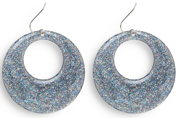Silver Night Fever earrings