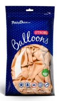 Vorschau: 10 Partystar Luftballons apricot 27cm