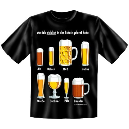 Heren bier T-shirt