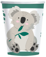 Aperçu: 8 gobelets en papier Sweet Koala 250ml