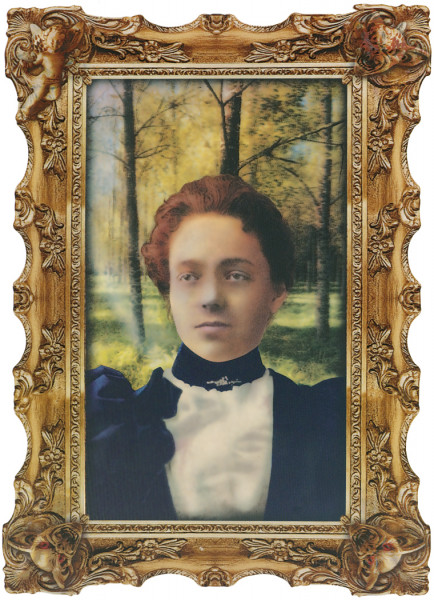Fototapeta z hologramem Lady Mary Zombie Portrait