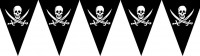 Piraten Schedel Vlaggenlijn 5 m