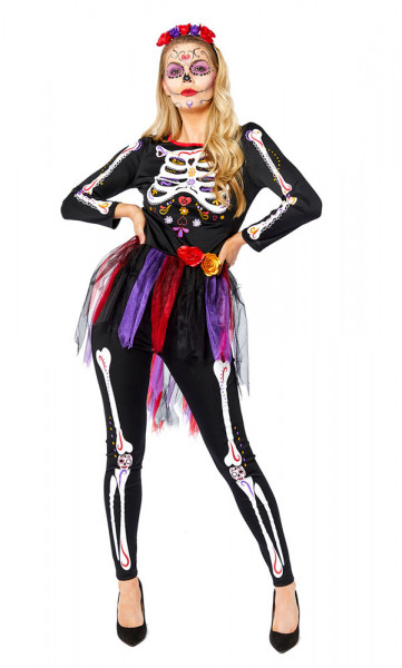 Miss Day of the Dead ladies costume