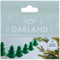 Preview: Eco honeycomb Christmas tree garland