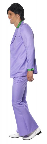 Disco Anzug Lavendel 70er Jahre Für Herren 2