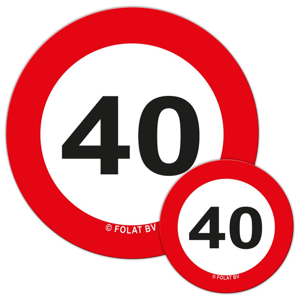 Traffic sign 40 Streudeko