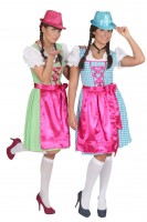 Preview: Blue-pink March dirndl
