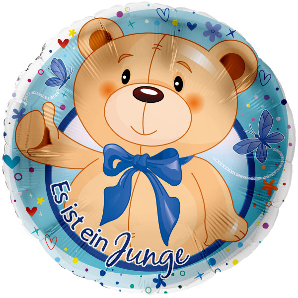 Teddy bear foil balloon Elias 45cm