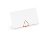 Vorschau: 10 Dreieck Kartenhalter roségold