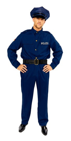 Police officer costume for men