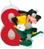 Mickey Mouse Traumland Geburtstagskerze 8