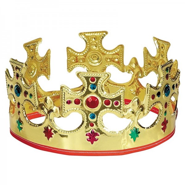 Noble corona real Rey Eduardo oro