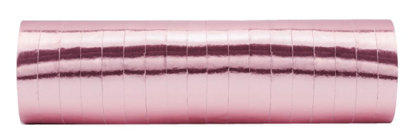 Streamer glänsande roséguld 3,8m