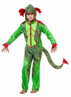 Vista previa: Disfraz infantil de dragón Smaragdo