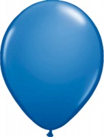 100 Latex Balloons Ocean Blue 30cm