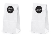 Preview: 6 gift bags with motto stickers