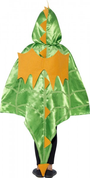 Grøn drage-kappe til børn 5