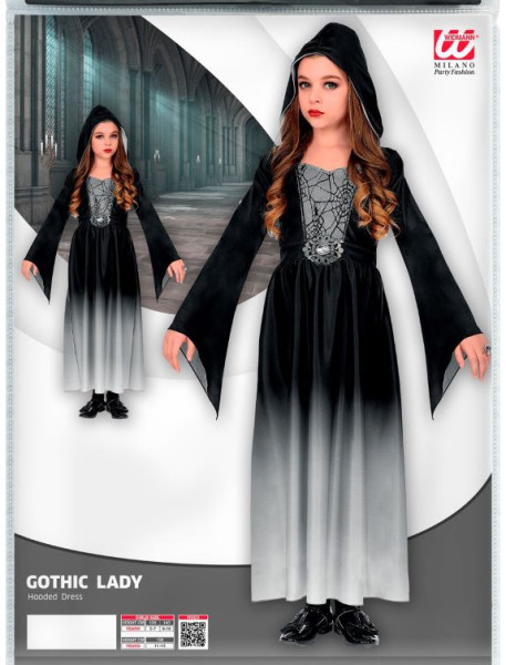 1 Gotisk kjole Raven til piger 4